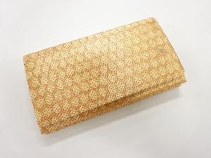 リサイクル　佐賀錦亀甲模様織出し和装バッグ